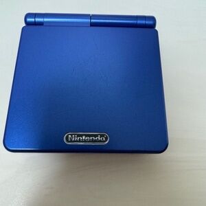 Cobalt Blue Nintendo Game Boy Advance SP Console GUC